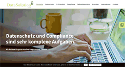 Desktop Screenshot of datasolution-thurmann.de
