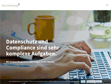 Tablet Screenshot of datasolution-thurmann.de